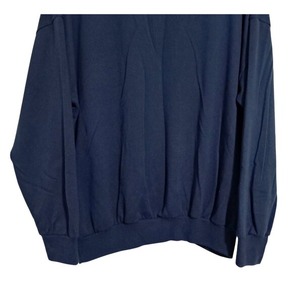 Vintage Act II Farm Scene Sweatshirt XL Navy Blue 100% Acrylic Made In USA - Picture 11 of 12